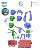 Фигурка Мику Хацунэ Hatsune Miku Vocaloid