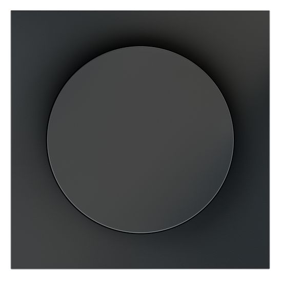 Накладка для светорегулятора поворотно-нажимного, S70 (графит)