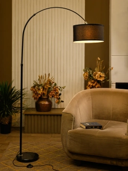 Торшер напольный с абажуром