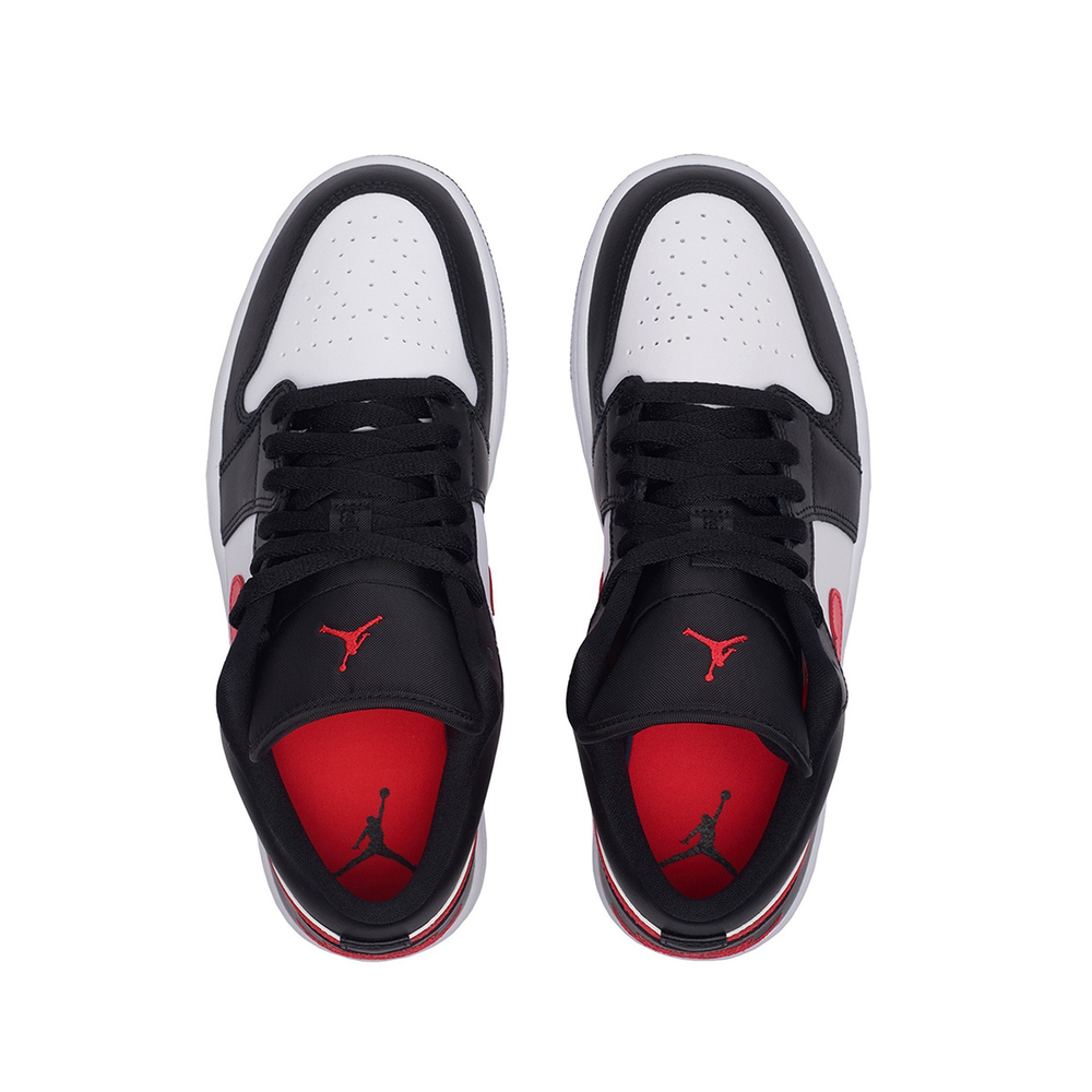 AIR JORDAN 1 LOW GS "BLACK SIREN RED"