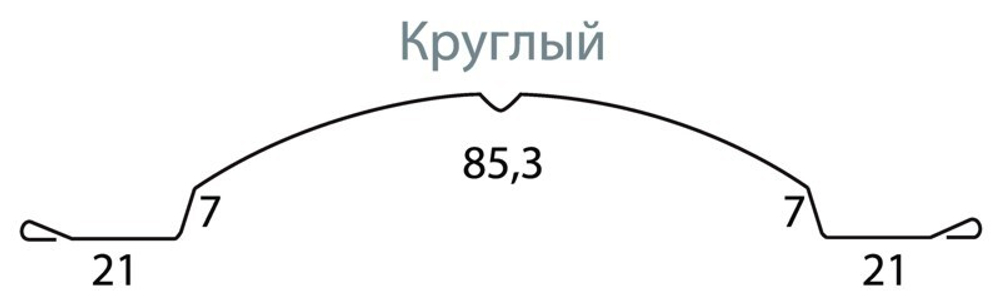 Штакетник 2,0 м 10 штук коричневый металлический 130 мм