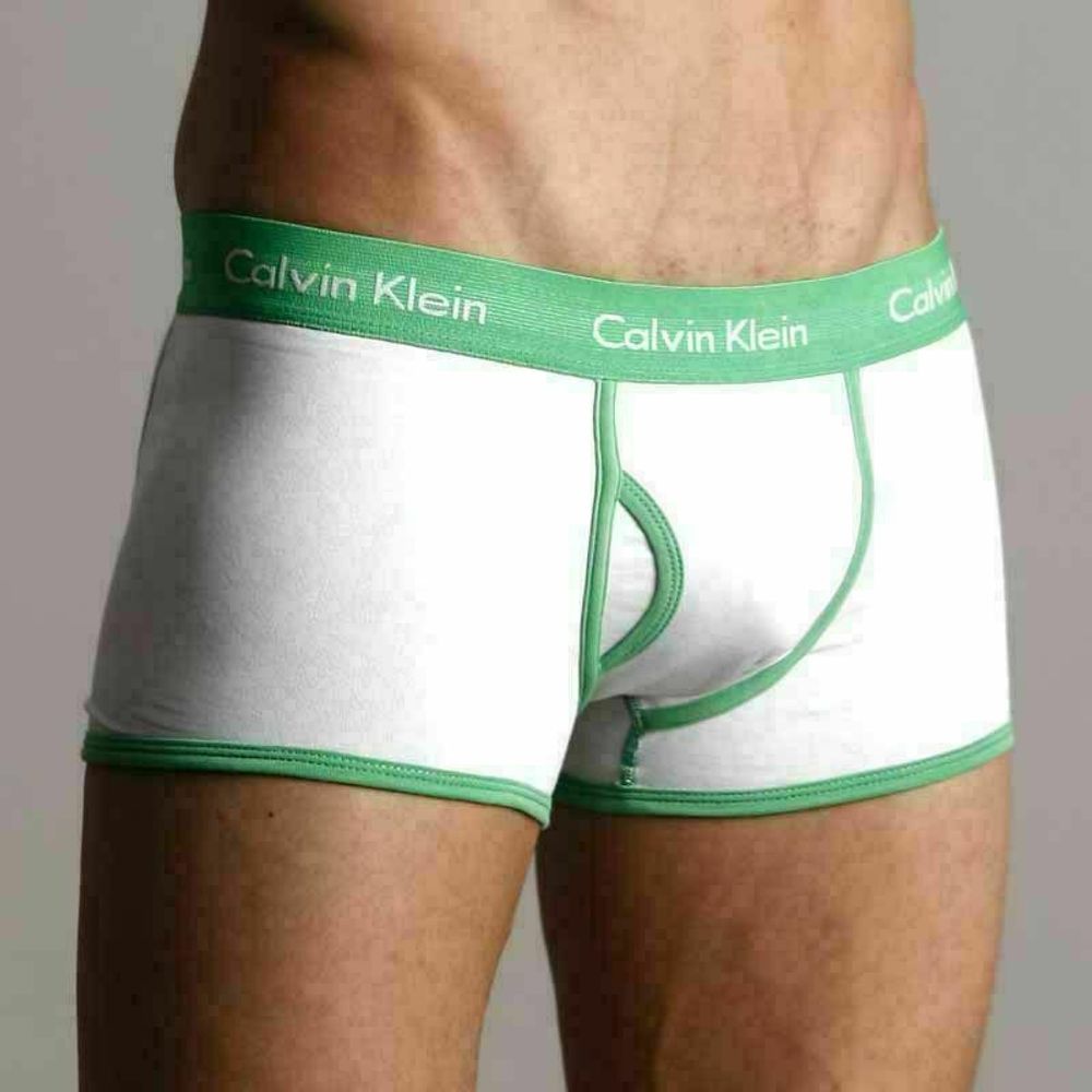 Мужские трусы хипсы Calvin Klein 365 White Green