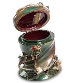 Народные промыслы ШК-50/ 9 Шкатулка «Дождик» авт. Шеншины