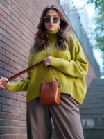 Сумка через плечо маленькая кросс боди для телефона кожаная