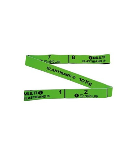 Эспандер Sveltus Elastiband Multi Original 10 кг зеленый, постер/ упаковка