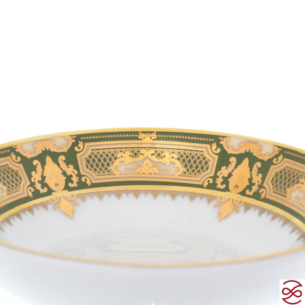 Набор розеток Falkenporzellan Donna Green gold11 см (6 шт)