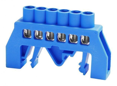 Шина нулевая "N" 6 6х9 мм (в комбинированном DIN-изоляторе)