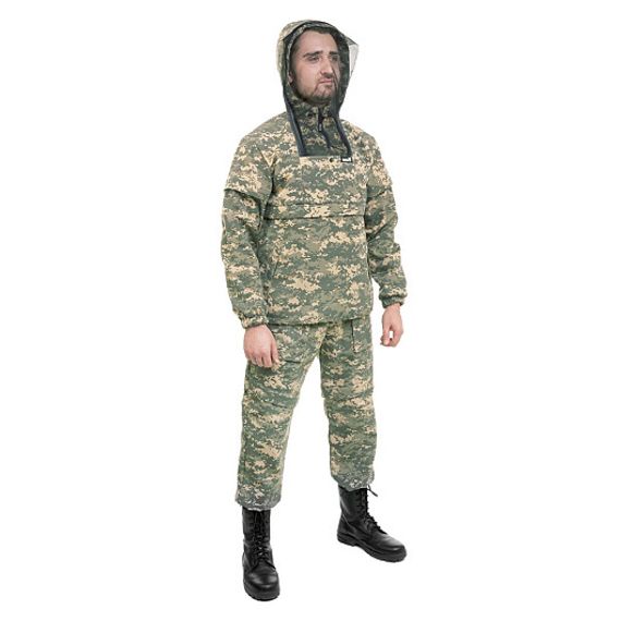 Костюм противоэнцефалитный Helios СТОП-КЛЕЩ р. 44-46 Серый Пиксель