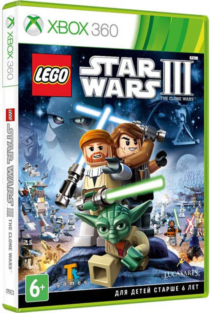 LEGO STAR WARS 3 the Clone Wars. Xbox 360 б/у