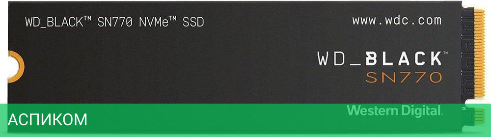 SSD диск WD Black SN770 NVMe 500GB (WDS500G3X0E)