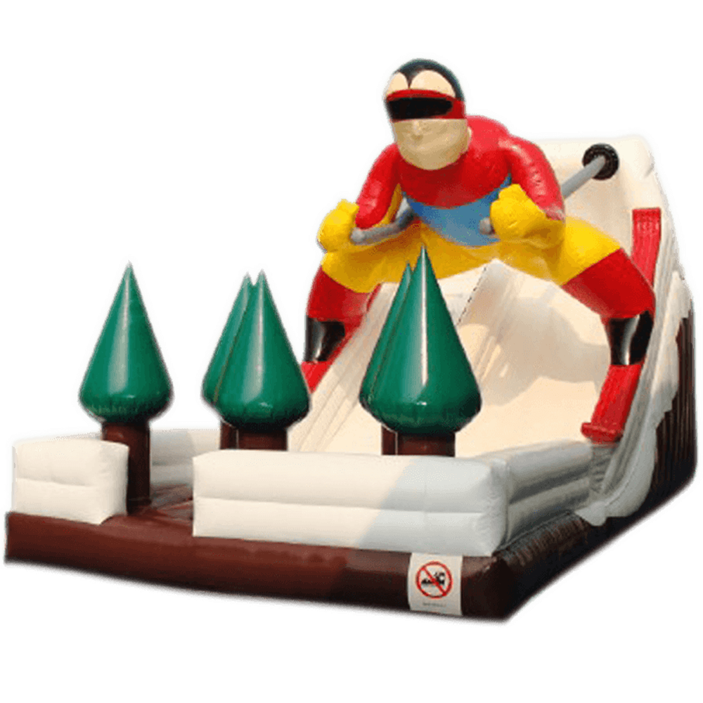 Надувная горка "Лыжник"