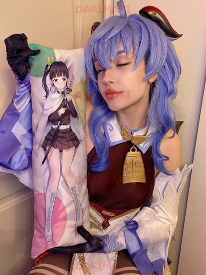 Мини дакимакура Канао Цуюри из Клинок, рассекающий демонов арт. M0892, 60х20 см