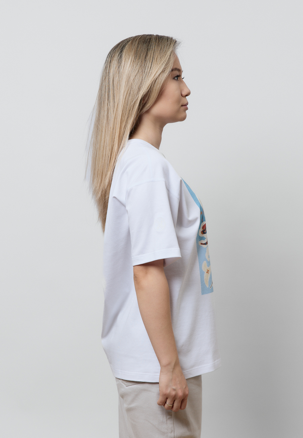 Футболка оверсайз OLYMPIC WINTER WHITE