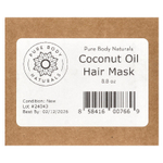 Pure Body Naturals, маска для глубокого восстановления волос с кокосовым маслом, 260 мл (8,8 жидк. унции)
