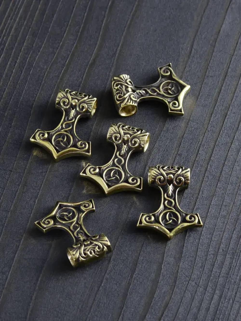 Мьёльнир малый из бронзы