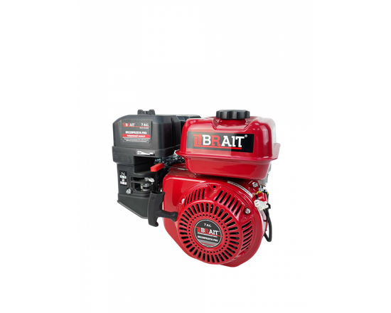 Двигатель бензиновый "BRAIT" BR220PR207A PRO (7 л.с., редуктор и автомат. сцеп.)