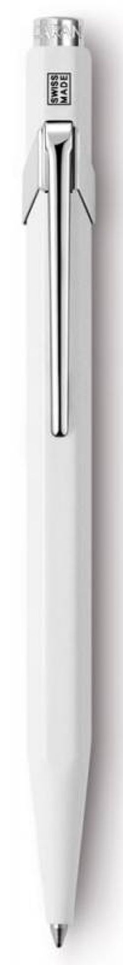 Carandache Office CLASSIC white (M) чернила: синий металл в подарочн (849.001_MTLGB)