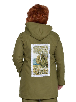 Жакет джинсовый Луговые цветы