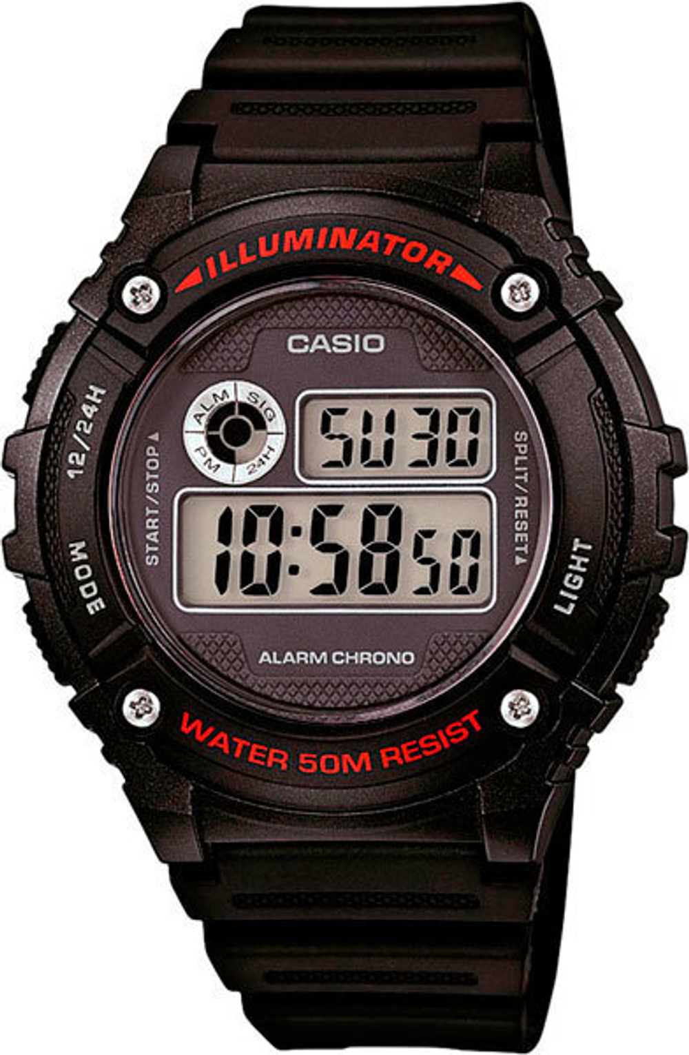 Японские наручные часы Casio Collection W-216H-1A