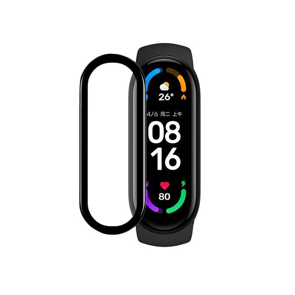 Пленка ударопрочная 3D для умных часов Xiaomi Mi Band 5