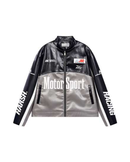 Кожаная куртка HARSHandCRUEL "Motorsport" Leather Racing Jacket
