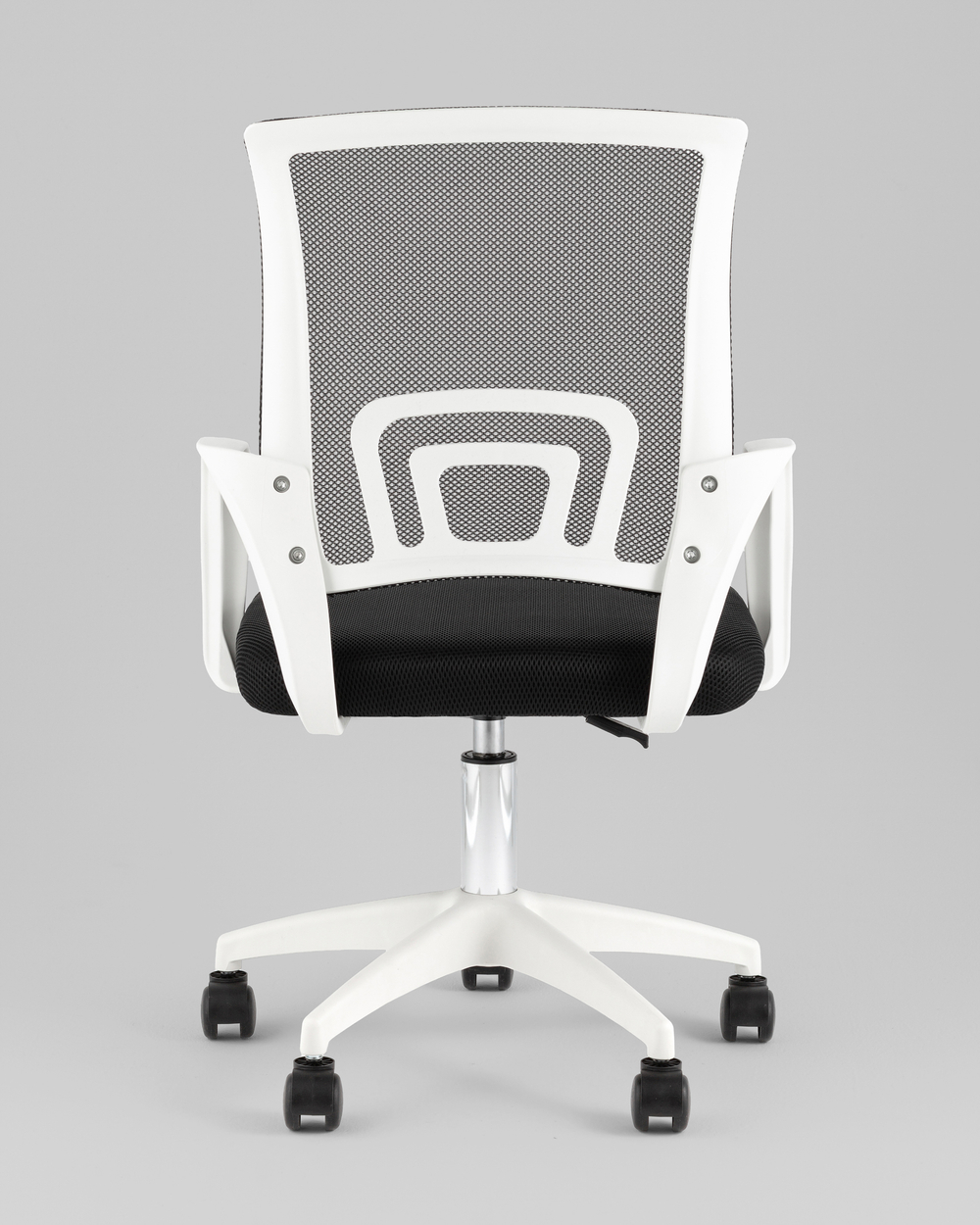 Кресло офисное TopChairs Simple SN черный пластик белый