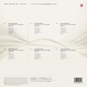 Yo-Yo Ma / Six Evolutions - Bach Cello Suites (3LP)