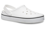 Crocs comfortable and lightweight beach sandals for men and women in the same white