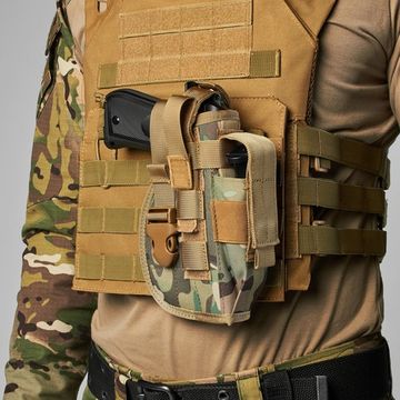 Тактическая кобура с креплением Molle TS40, Multicam