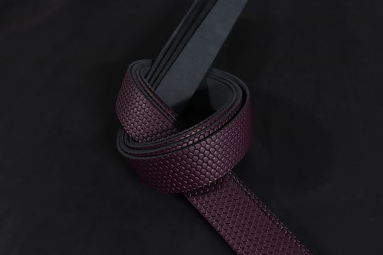 Ременная заготовка Фиолетовая с лицевой отделкой + Плита Дракон