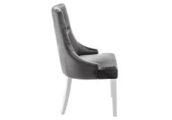 Стул Elegance white / fabric grey