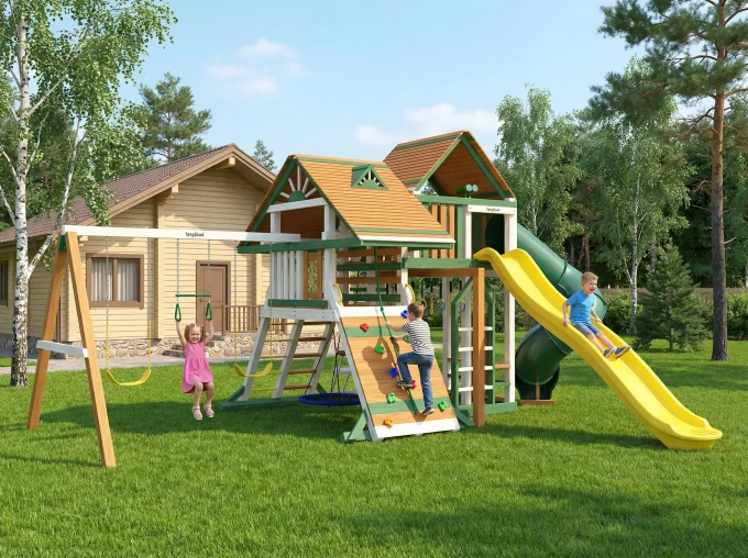 Детская площадка IgraGrad Крепость Фани Deluxe 3 мод.1