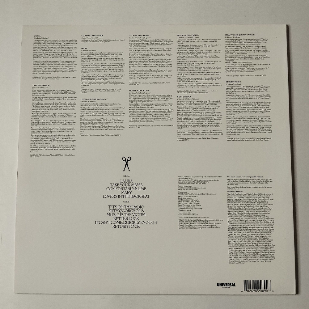 Винтажная виниловая пластинка LP Scissor Sisters (USA 2004)