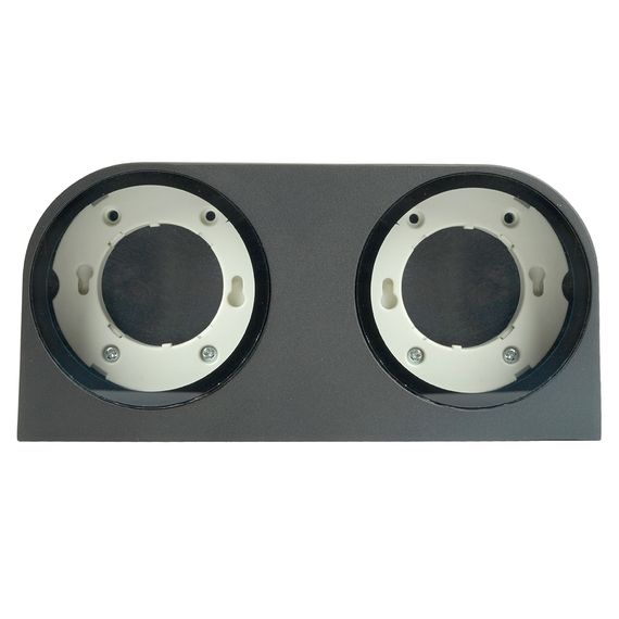 Светильник садово-парковый Feron DH1203,на стену, GX53 230V, черный 51328