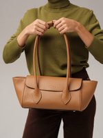 Кожаная сумка DBR 31341 оранжевый миндаль