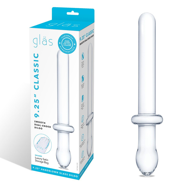 Анально-вагинальный двусторонний фаллоимитатор 9,25 in CLASSIC