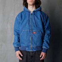  Куртка мужская Dickies Hooded Denim Jacket артикул:DK0A89FBCLB1 - купить в магазине Дайс