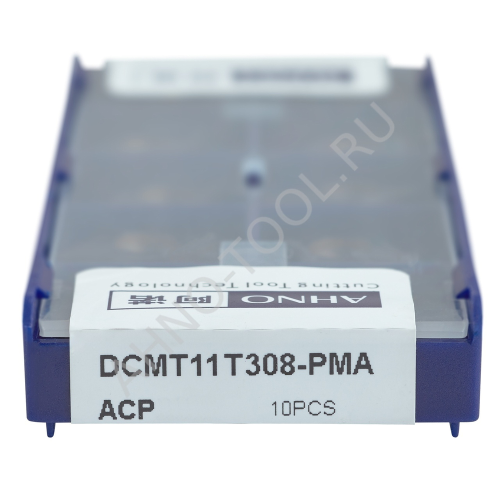 Пластина твердосплавная ISO DCMT11T308-PMA ACP10E AHNO по стали, чистовая