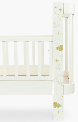 Детская кроватка-трансформер Happy baby Mommy Love в комплекте с расширением 160х70 milky