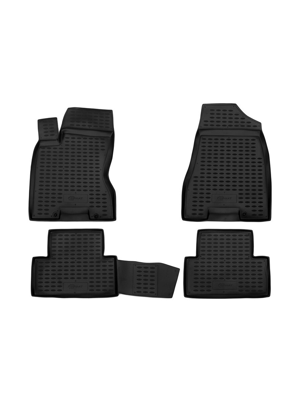 Коврики в салон для NISSAN X-Trail T31 (II, IIp), 2007-2013, 4 шт. (Повышенная устойчивость, повышенная износостойкость) FORMAT.36.20.210