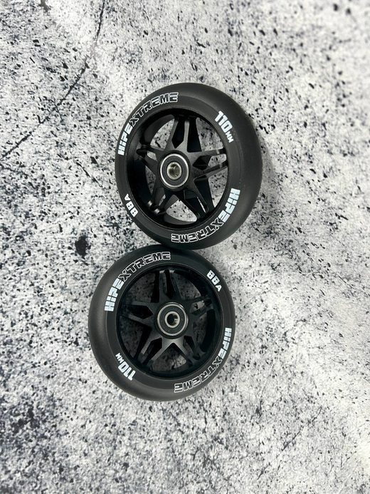Набор колес HIPExtreme H3 110*24 мм, черный/черный