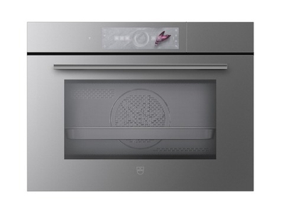 Паровой шкаф V-ZUG Steamer V4000 45 платиновое стекло S4T-23026