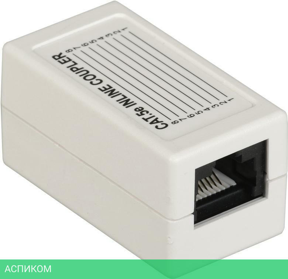 Адаптер проходной, категория 5е UTP тип RJ45-RJ45 ITK CS70-1C5EU