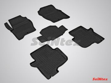 Резиновые коврики в салон Land Rover Discovery III (2004-2009) "Высокий борт"