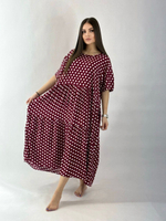 Платье ярусами короткое 65__1