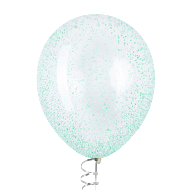 Шар с конфетти пенопласт, Тиффани 32 см (СГ-17)