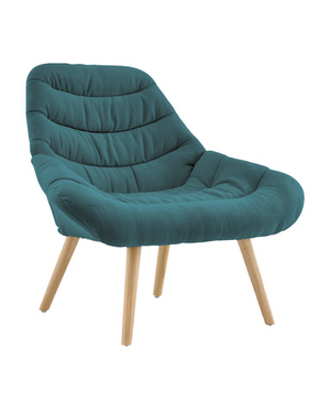 Кресло Олби Страйпс тёмно-бирюзовый