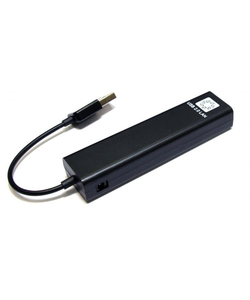 5bites UA2-45-06BK Кабель-адаптер  USB2.0 / 3*USB2.0 / RJ45 100MB / BLACK