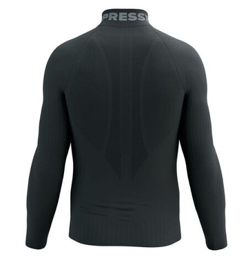 Компрессионка  Compressport 3D Thermo HZ Long Sleeve Top - черный