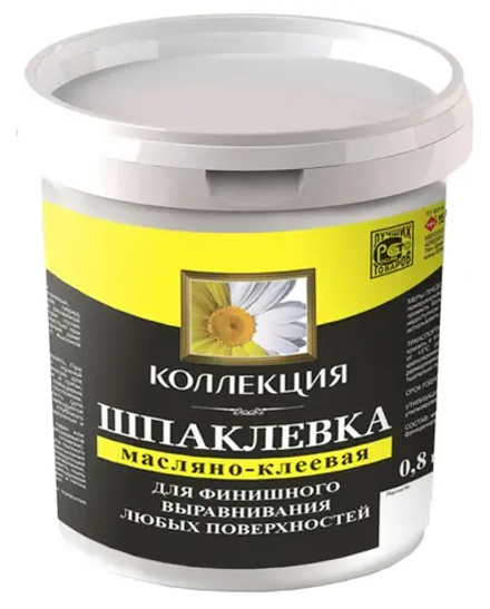 КОЛЛЕКЦИЯ Шпаклевка масляно-клеевая 0,8кг (ИжСинтез)
